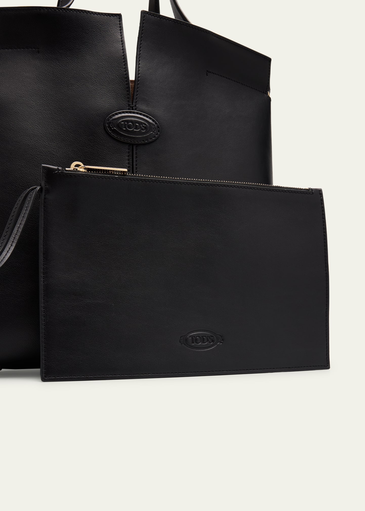 Small Leather Tote Bag - 5