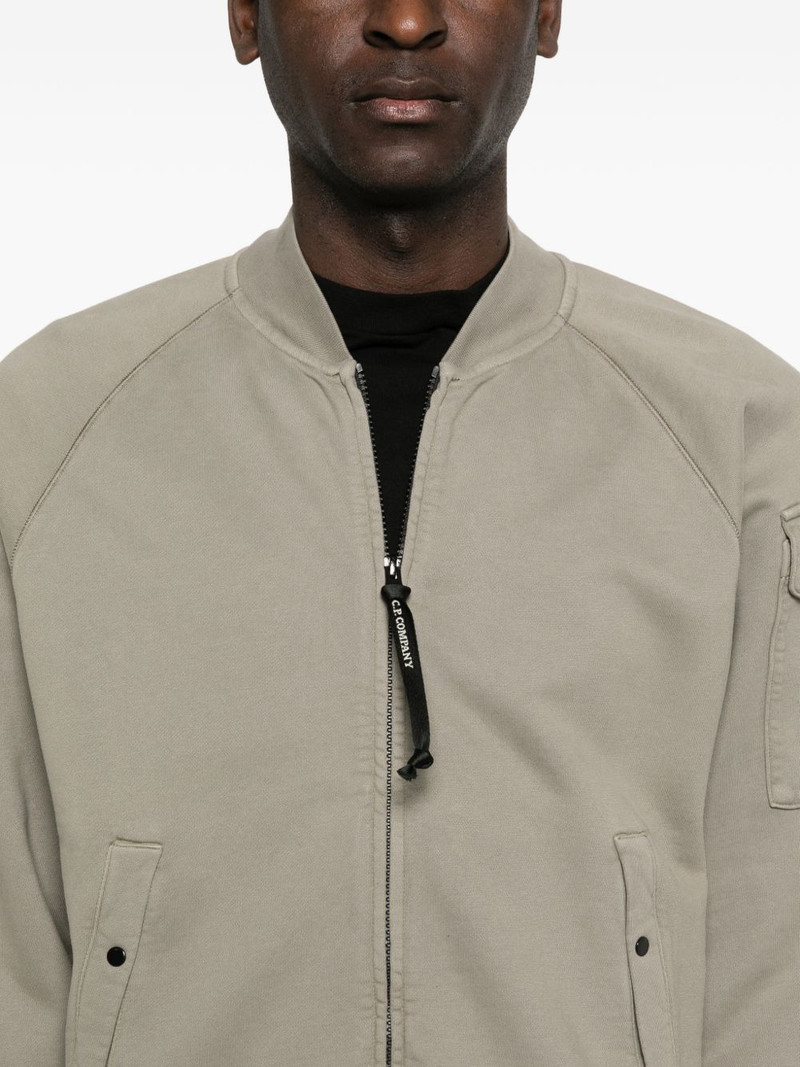 patch-pocket zip-fastening sweatshirt 5