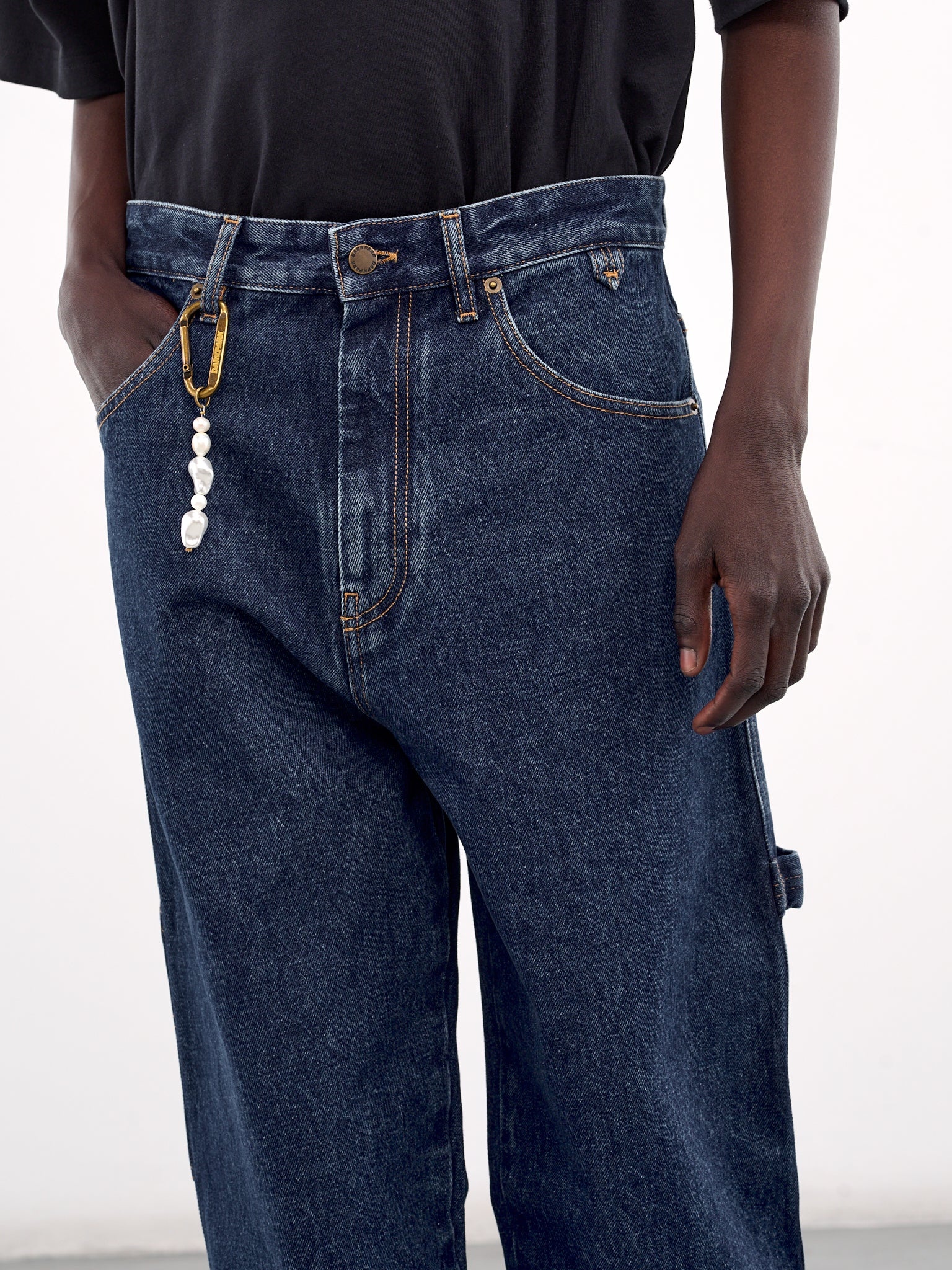 John Relaxed Denim Work Trousers - 5