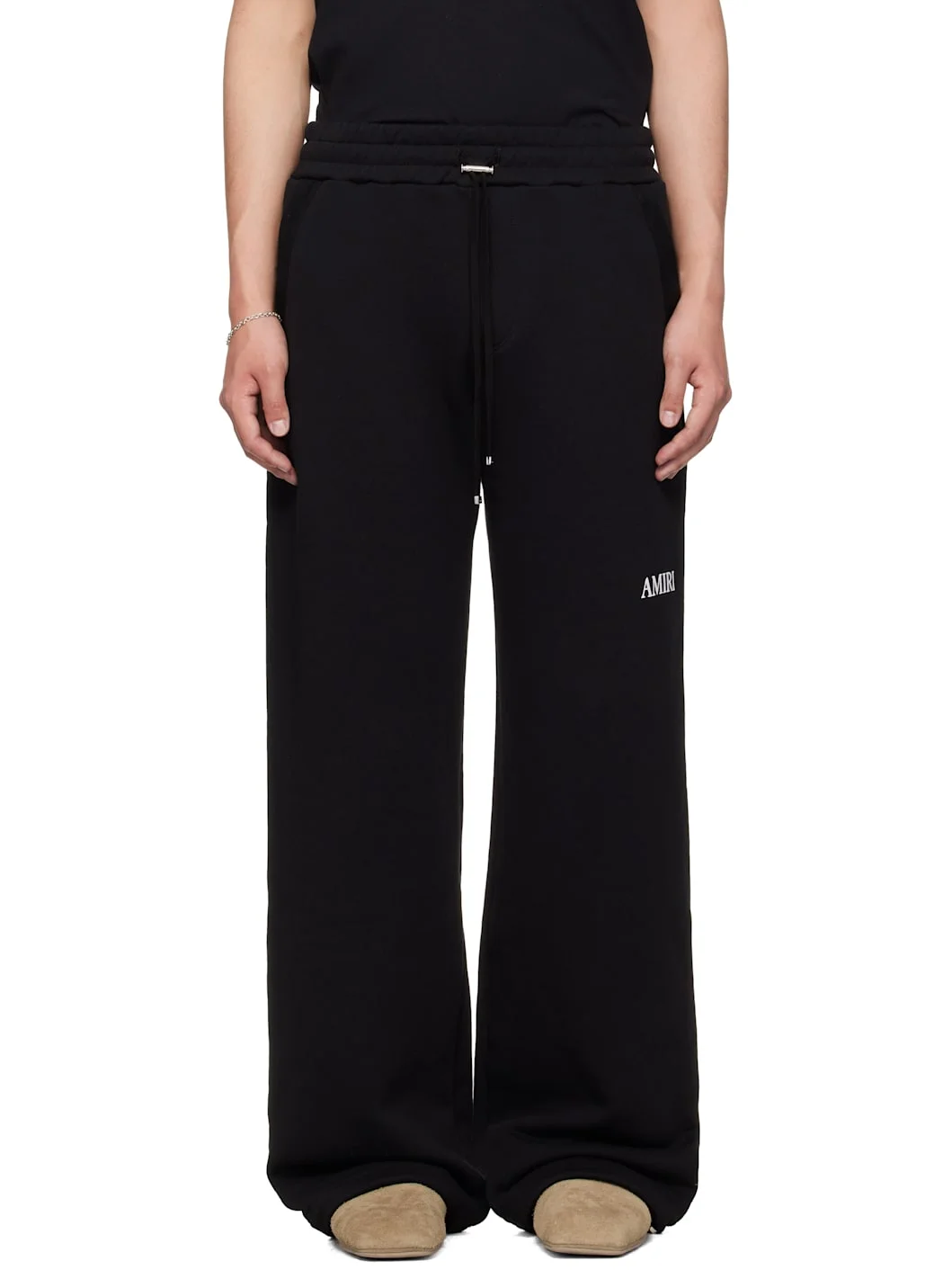 Black 'AMIRI' Core Logo Sweatpants - 1
