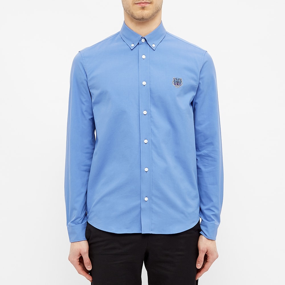 Kenzo Button Down Tiger Twill Shirt - 4