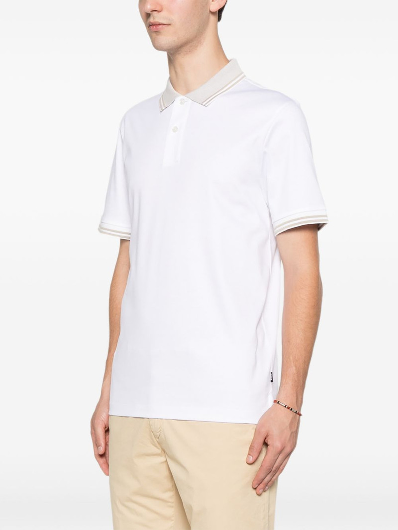 tipped-trim polo shirt 3