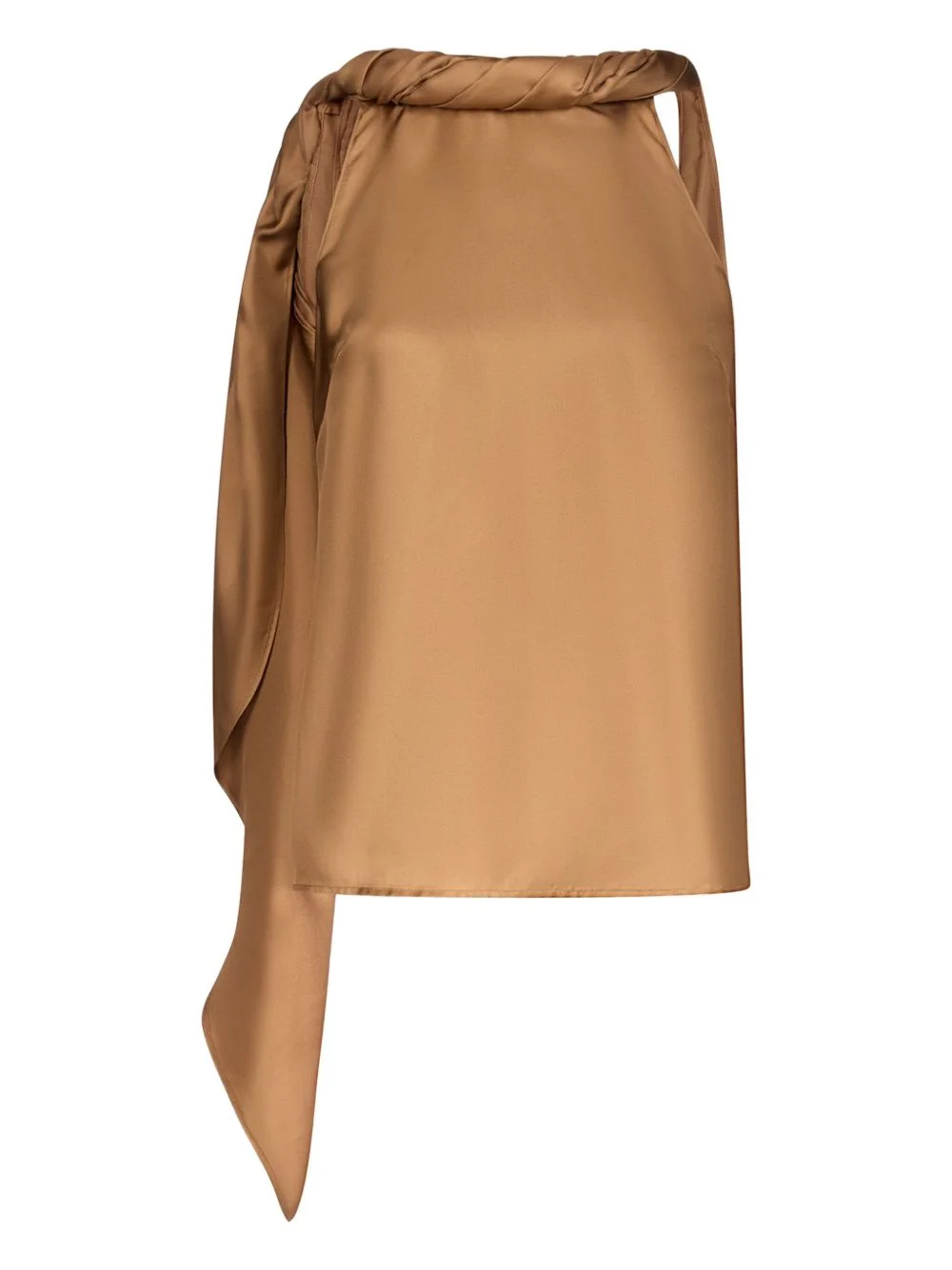 Wilma twisted-collar blouse - 1