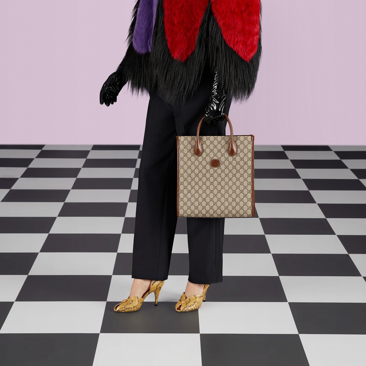 Small tote with Interlocking G - 3