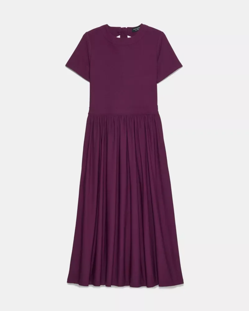 Cutout Back Maxi Jersey Dress - 1