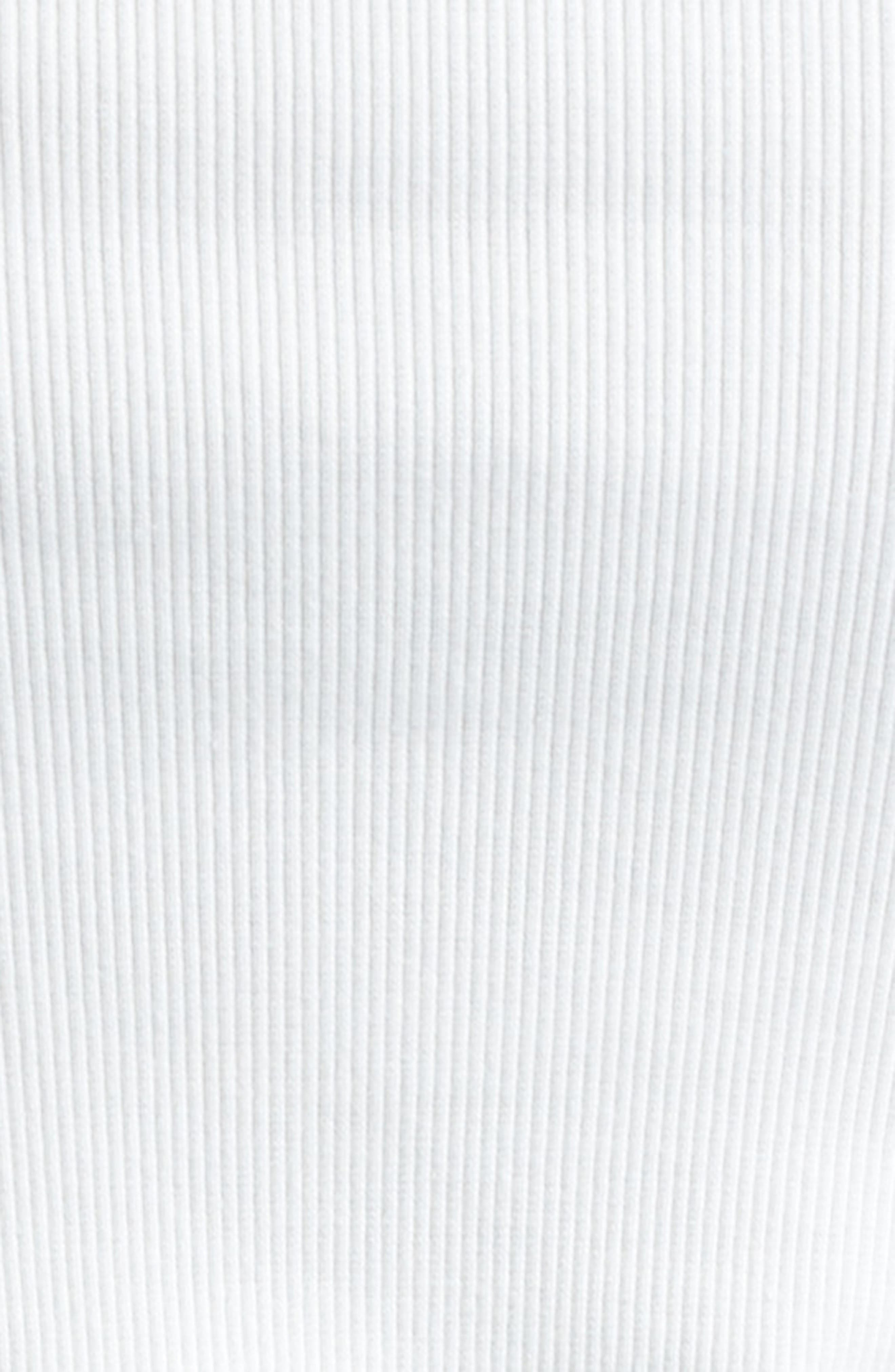 Area Distressed Crystal Rib Tank in Off White at Nordstrom - 7