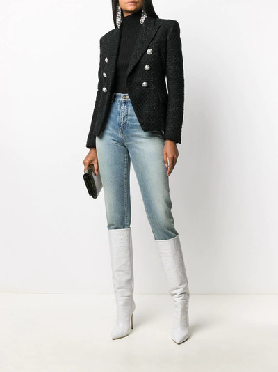 Balmain double-breasted blazer outlook