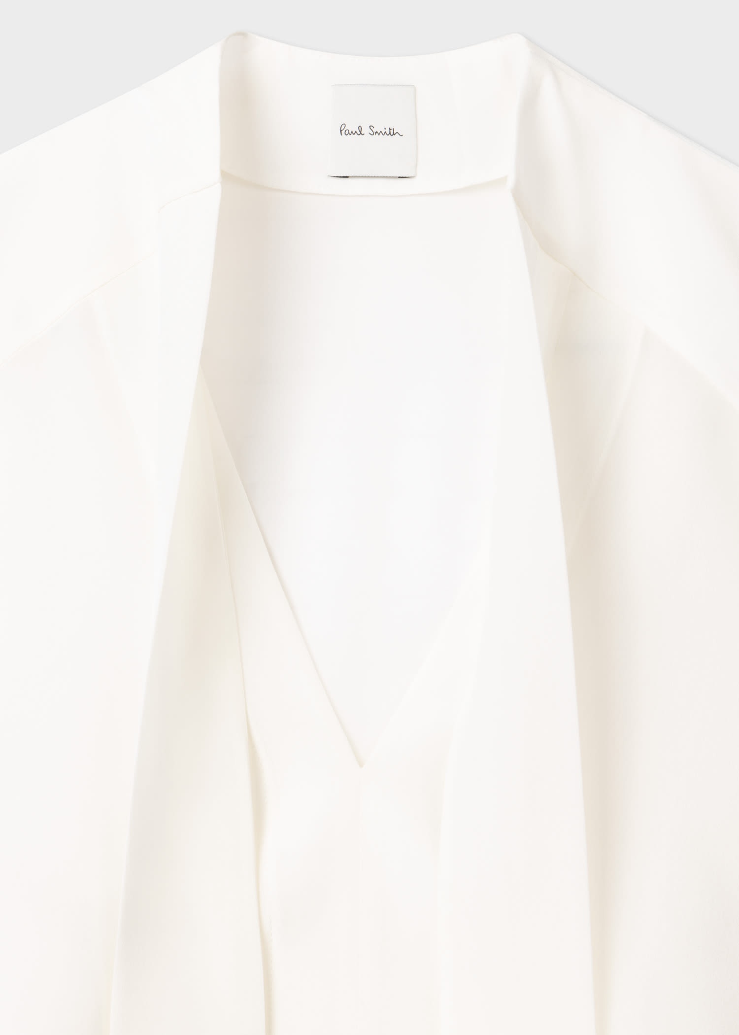 Ivory Tie Neck Blouse - 2
