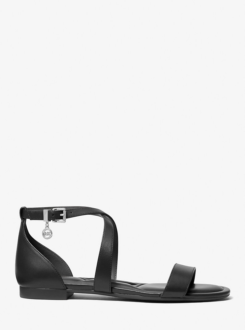 MICHAEL KORS Alexa Flex Leather Sandal outlook