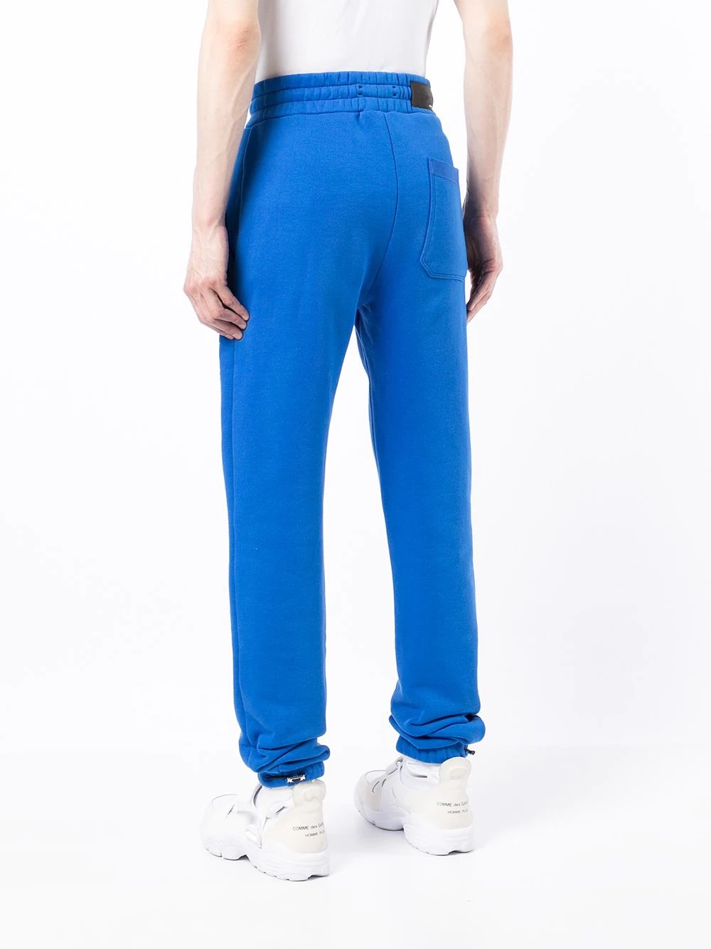 logo-print cotton track pants - 4