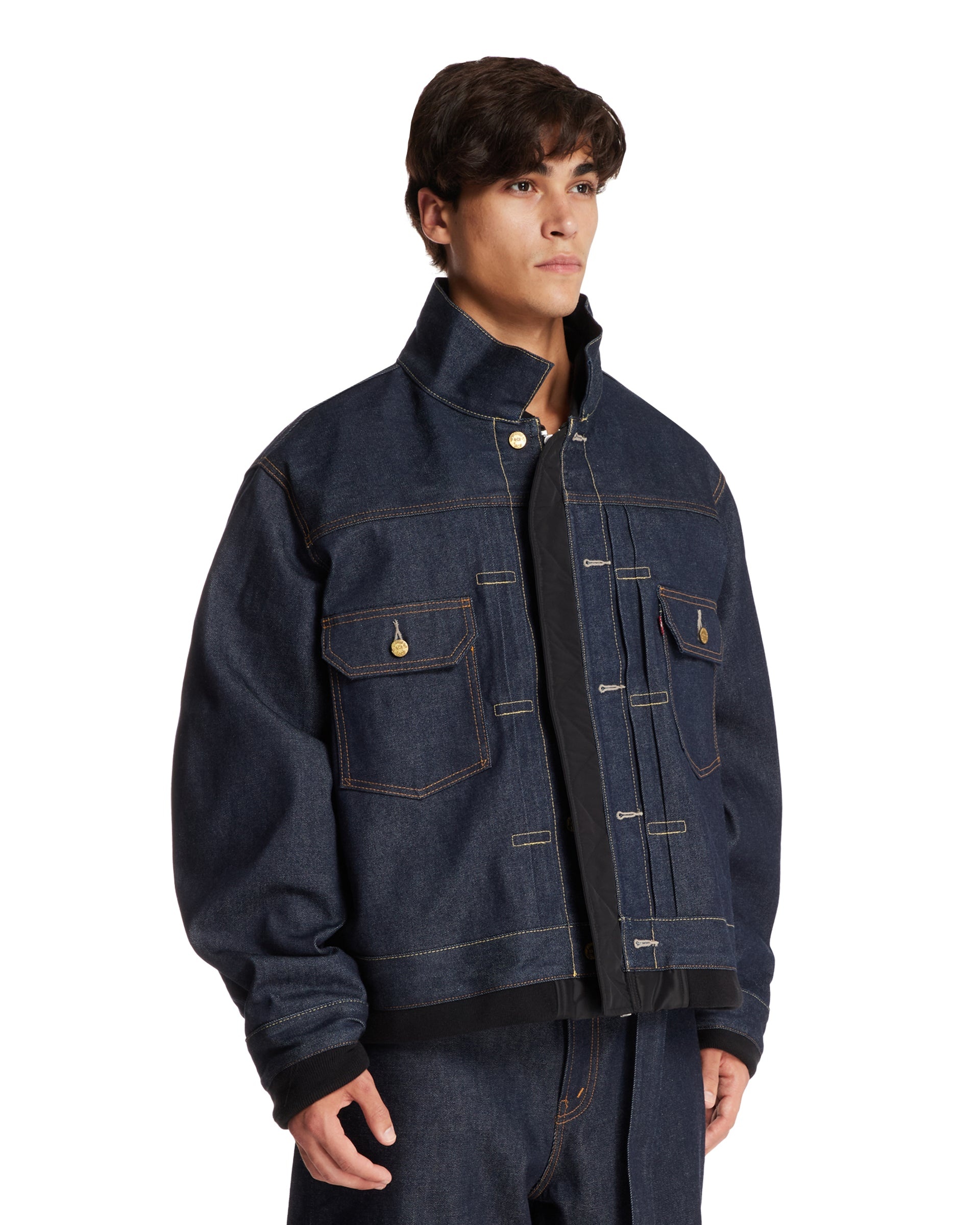 Levi's x Sacai Blue Reversible Blouson - 4