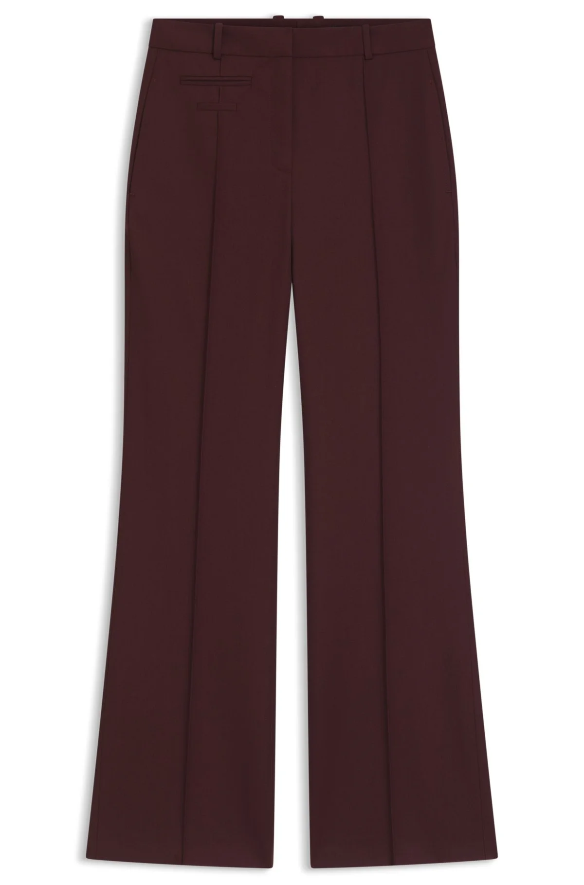REGULAR-FIT TROUSERS IN VIRGIN-WOOL TWILL - 1