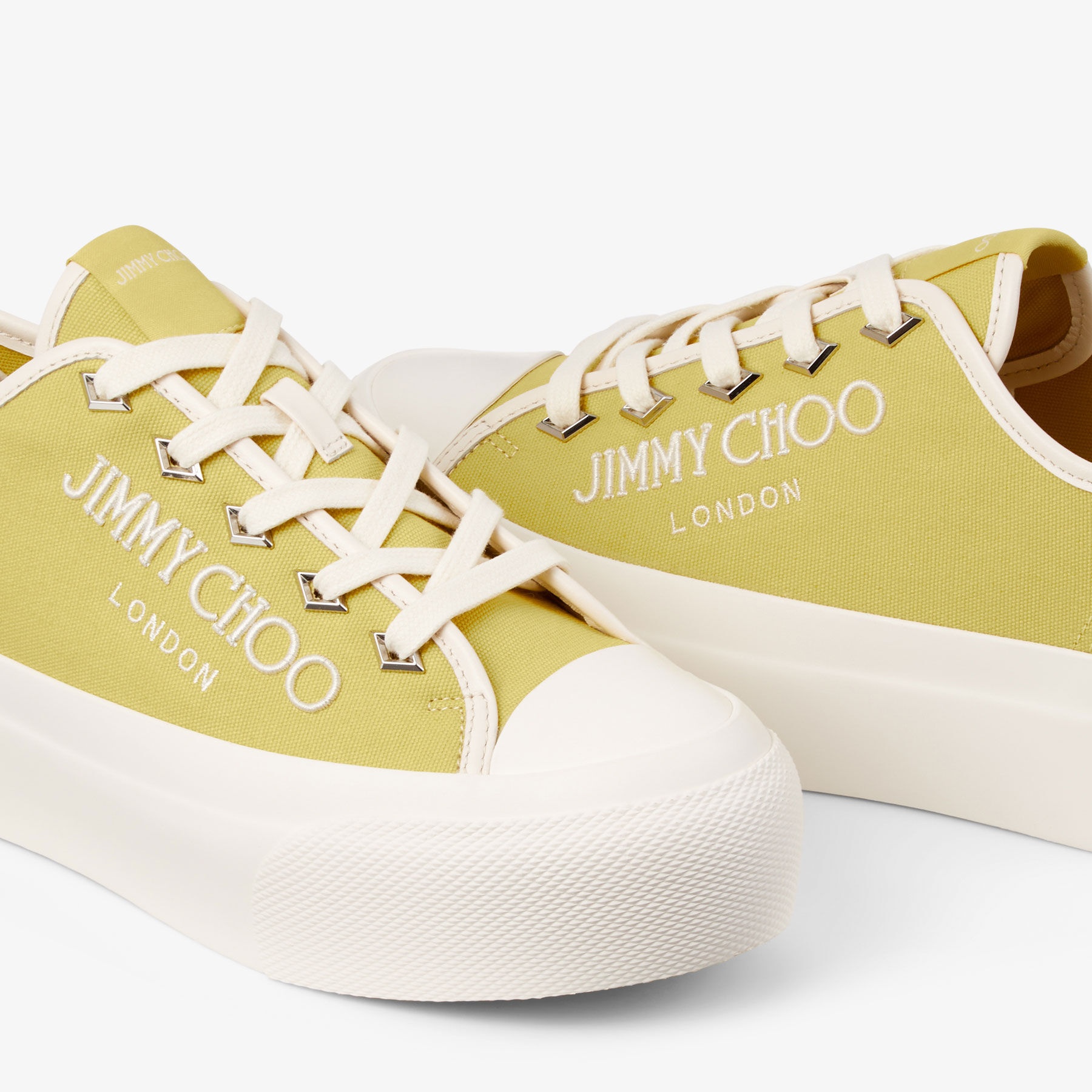 Palma Maxi/F
Yellow Canvas Platform Trainers - 3