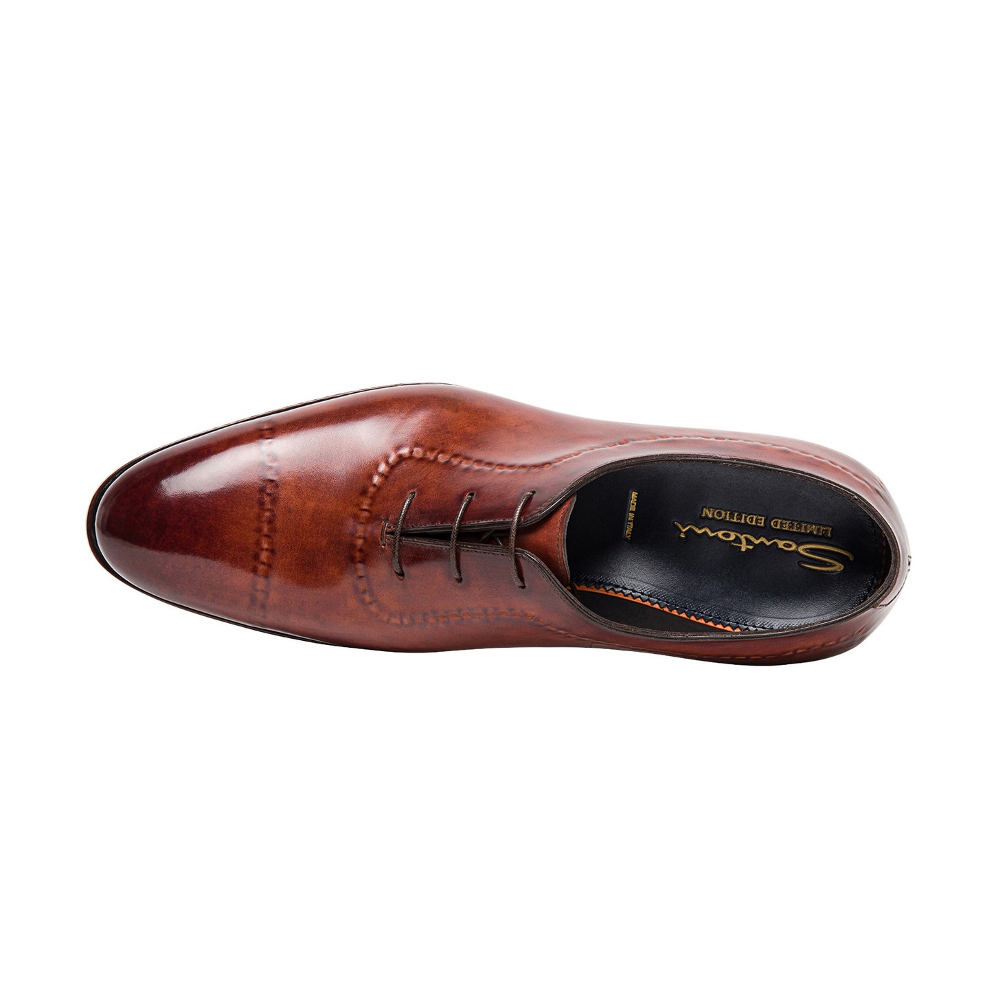 Men’s polished brown leather Limited Edition Oxford shoe - 4