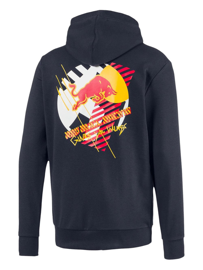 PUMA x Red Bull logo-print hoodie outlook
