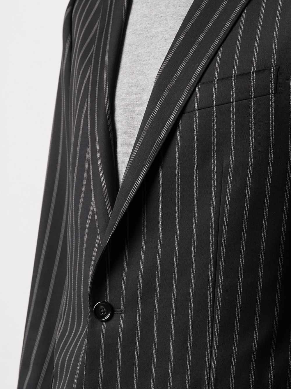 pinstriped tailored suit - 5