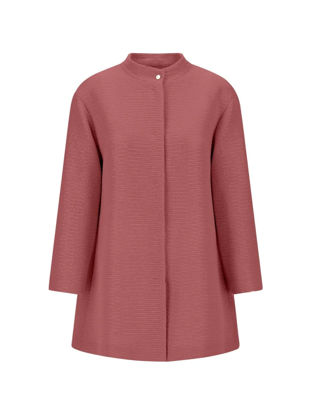 stand-collar coat - 1