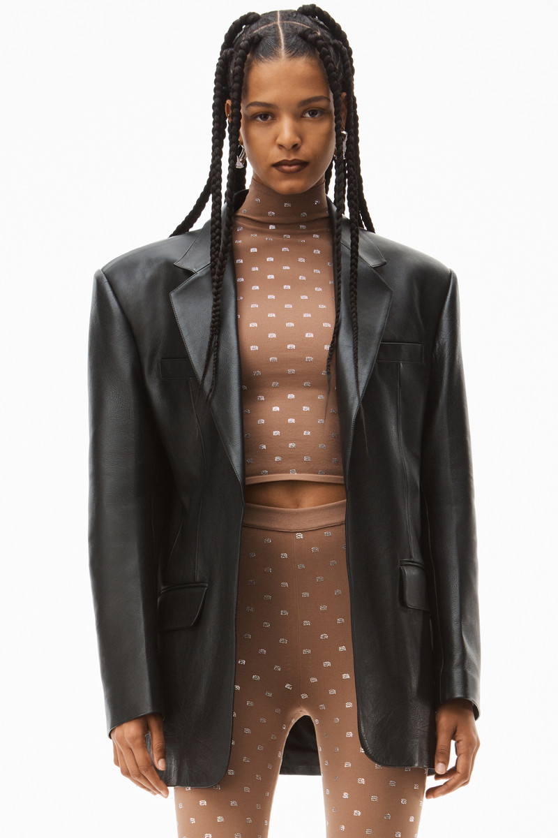 HOTFIX LOGO LEGGING IN CRYSTAL NYLON 4