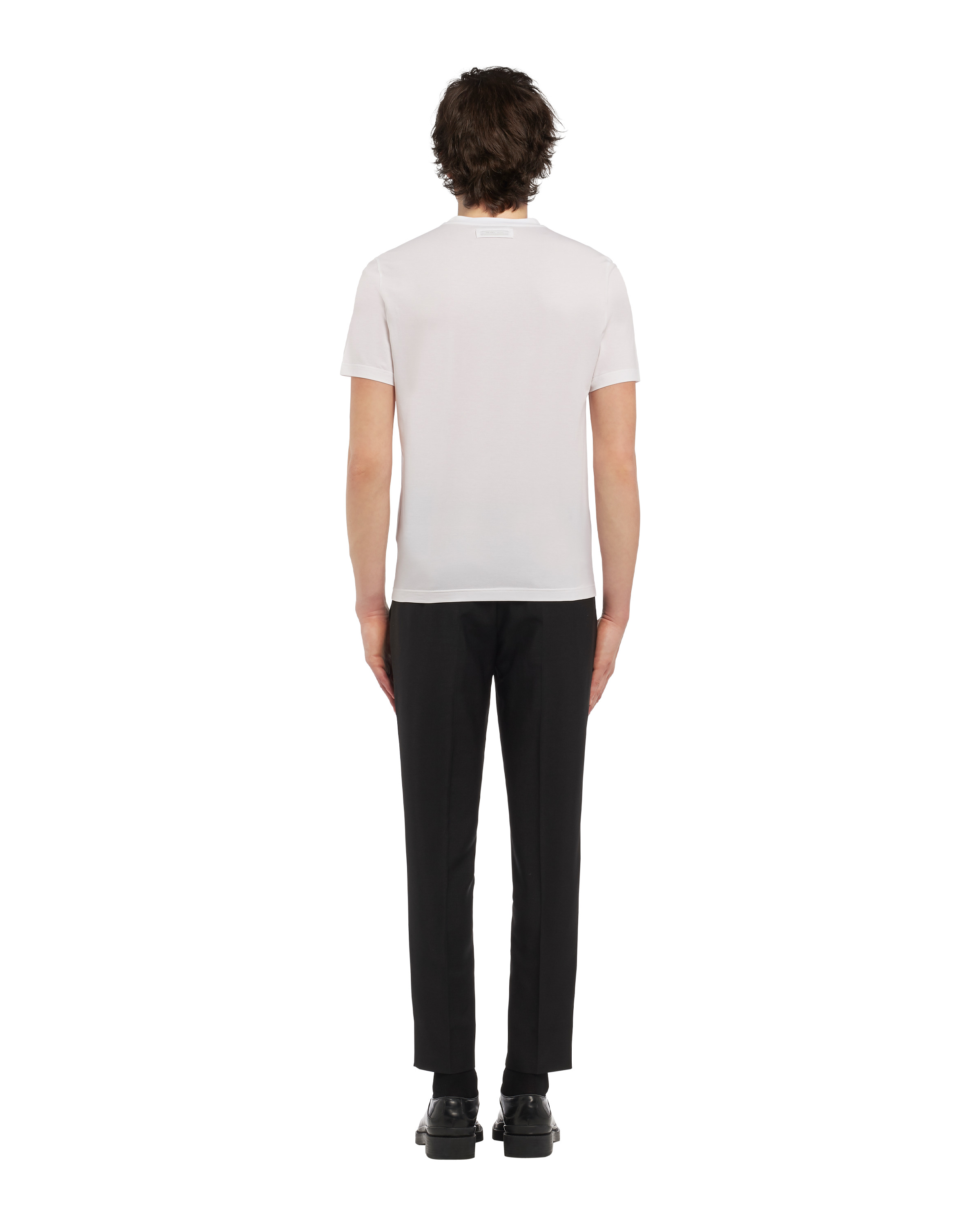 Stretch cotton T-shirt - 4