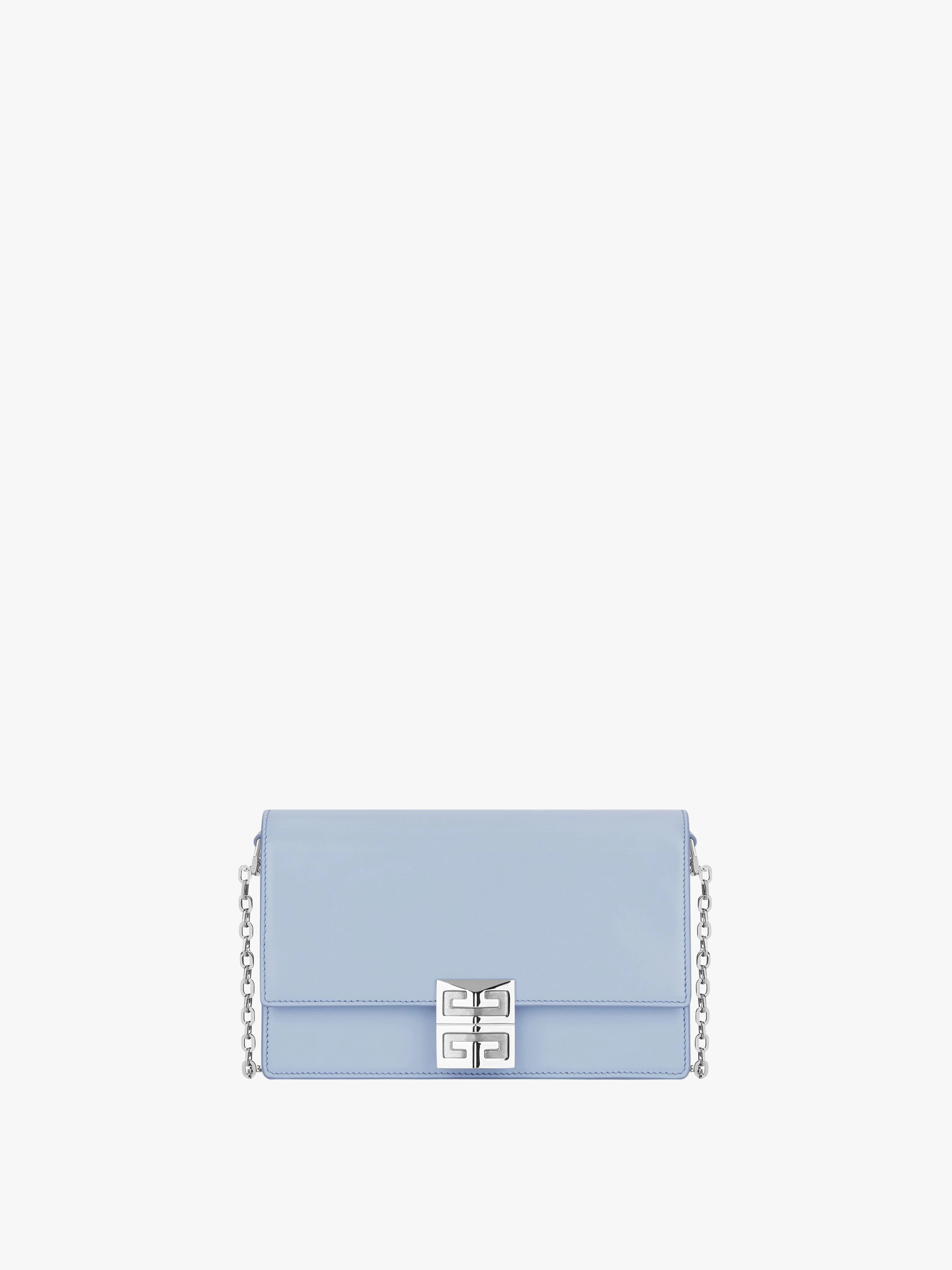 SMALL 4G BAG IN BOX LEATHER WITH CHAIN - 1