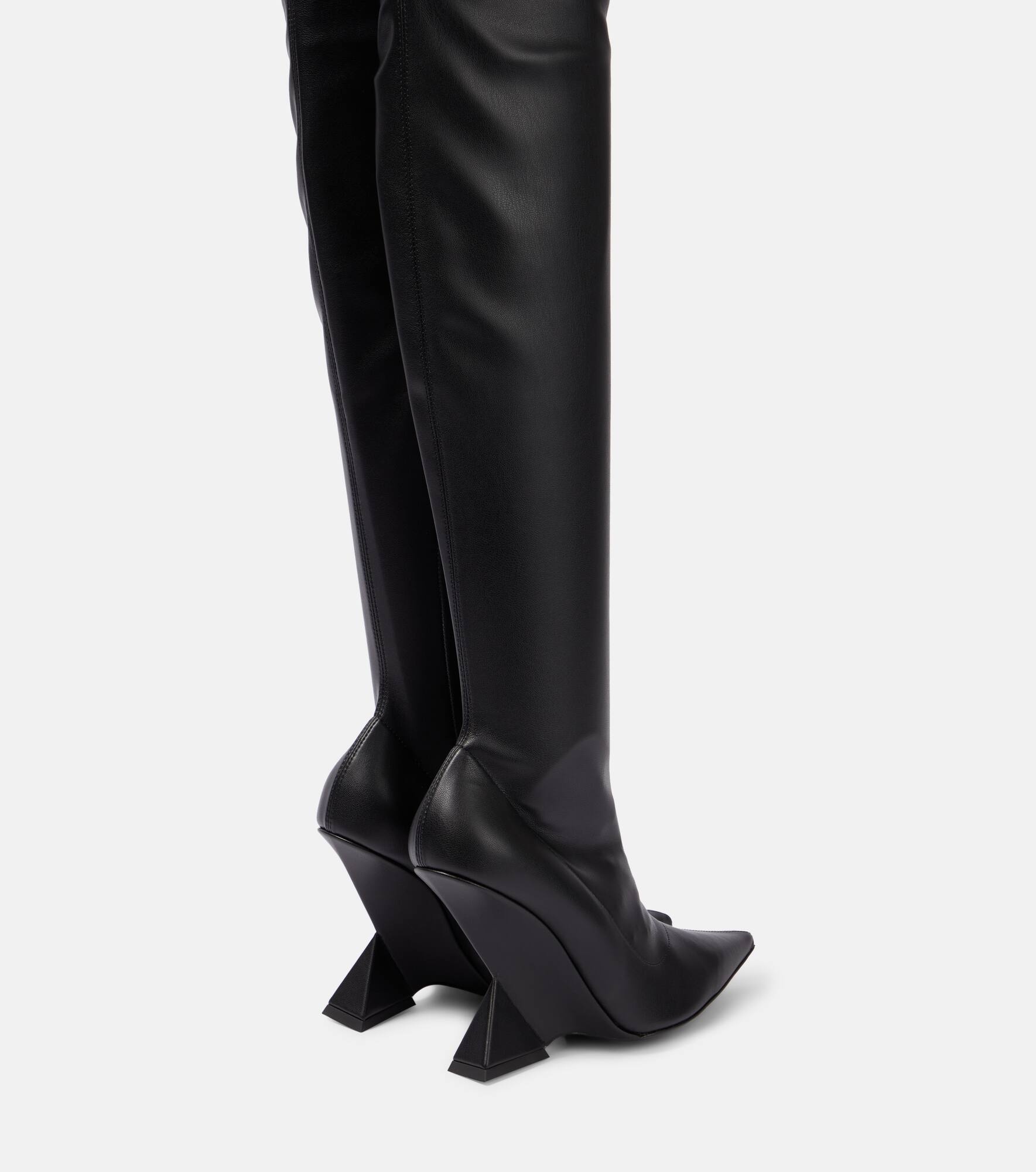 Cheope leather over-the-knee boots - 3