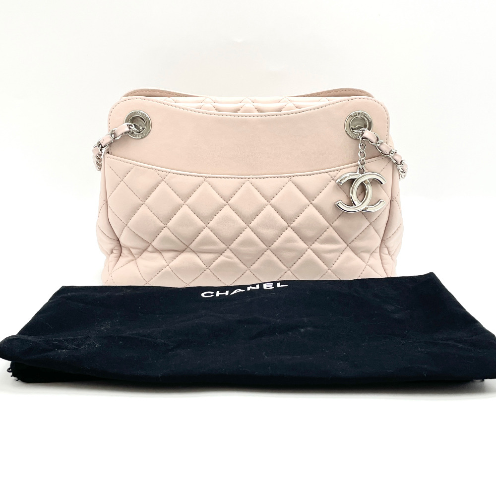 Chanel No. 20 Baby Pink Lambskin Chain Shoulder Bag - 18
