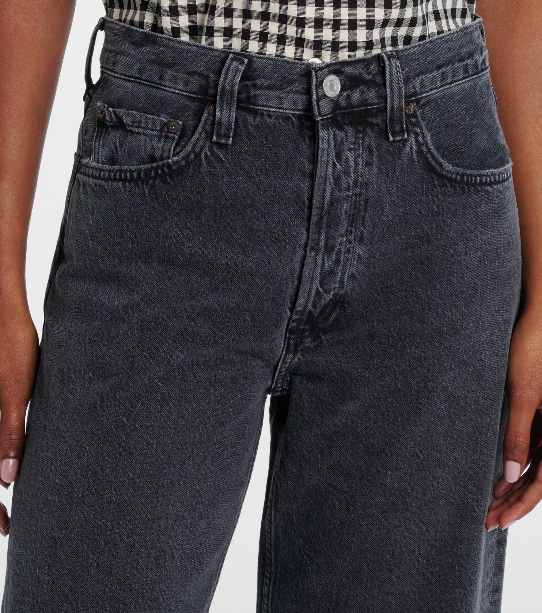 Arc cropped mid-rise wide-leg jeans - 4
