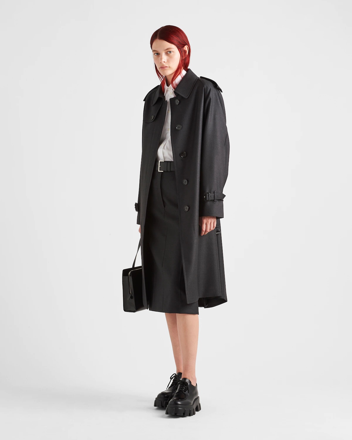Wool gabardine skirt - 2