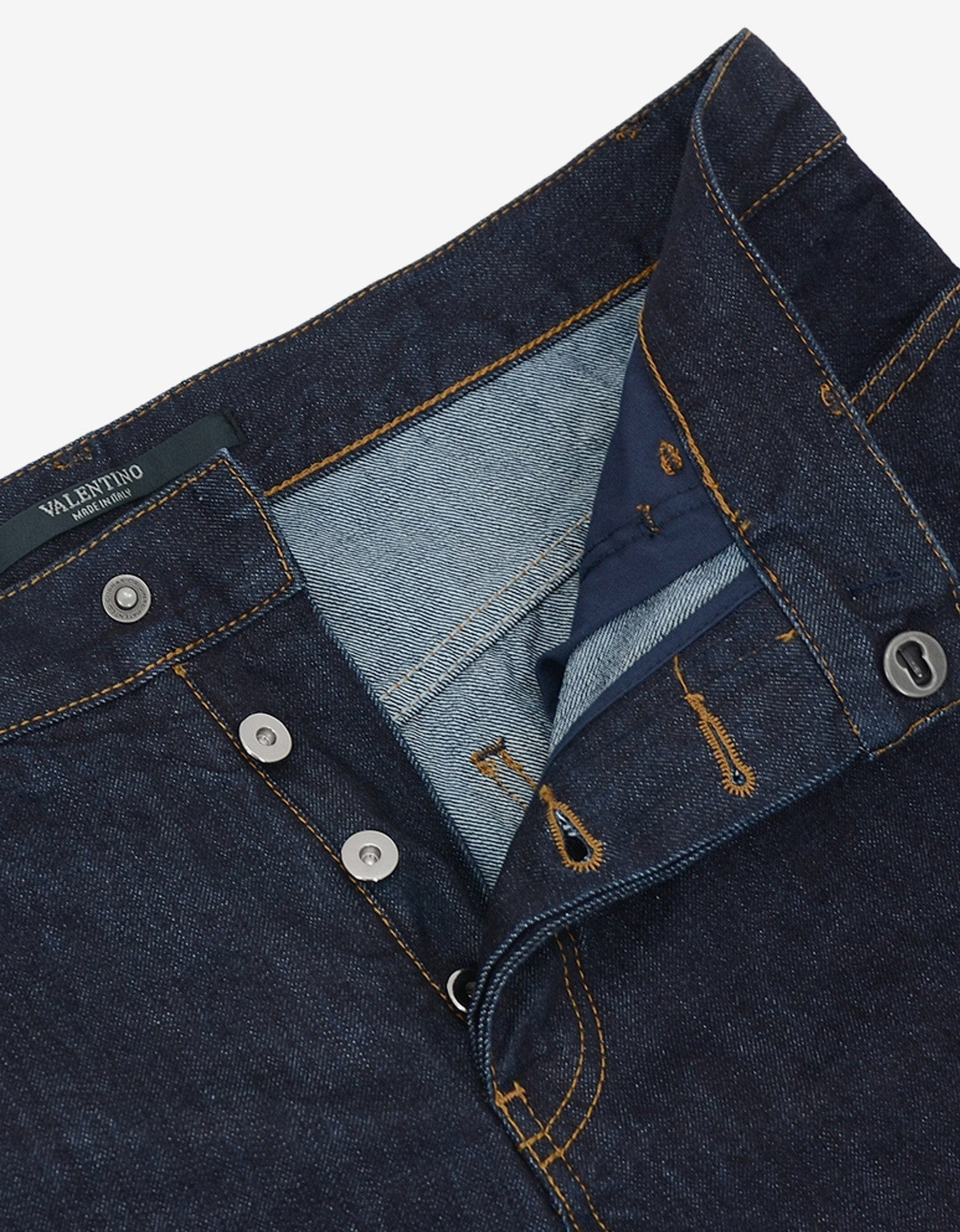 Valentino Blue Selvedge Denim Jeans - 2