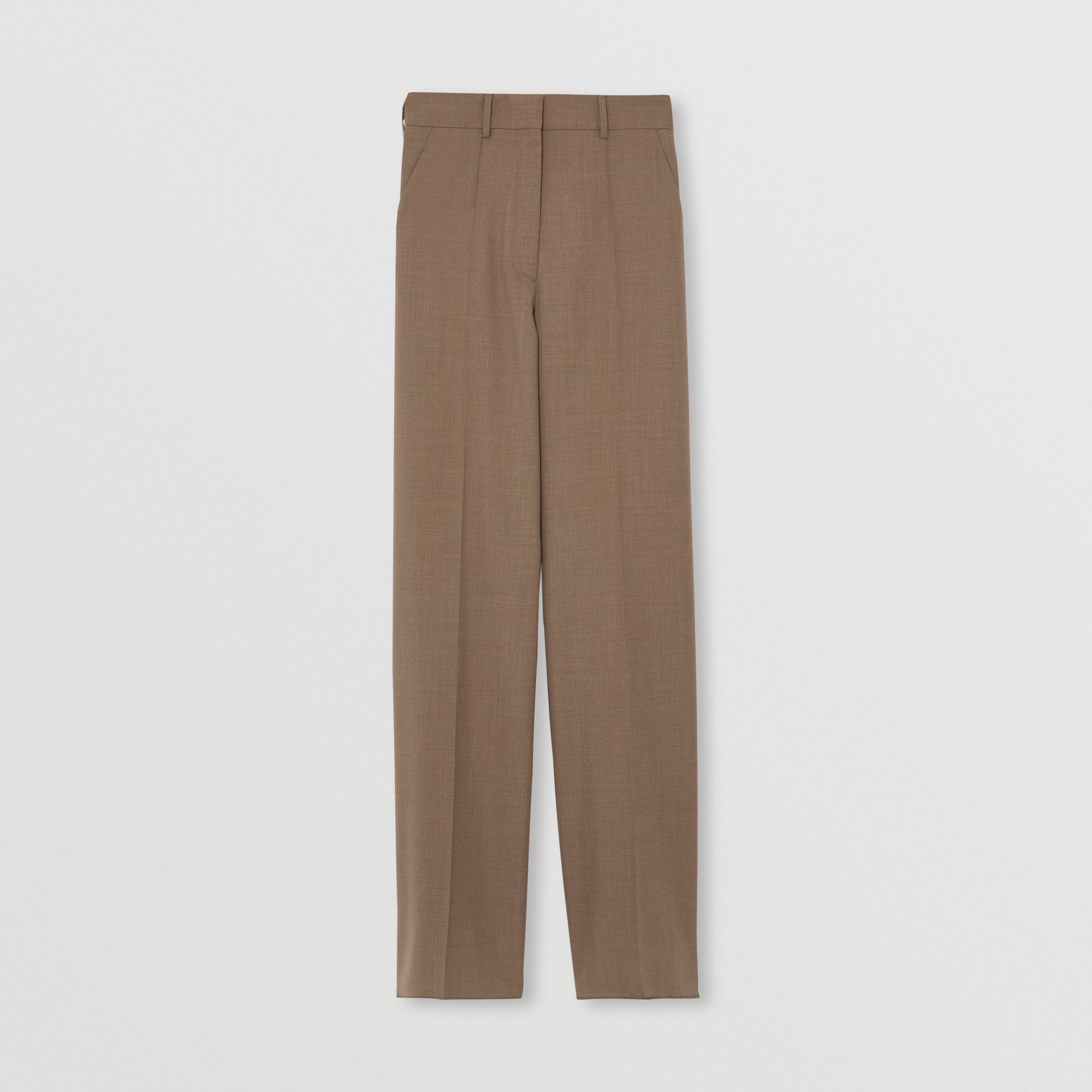 Wool Wide-leg Trousers - 1