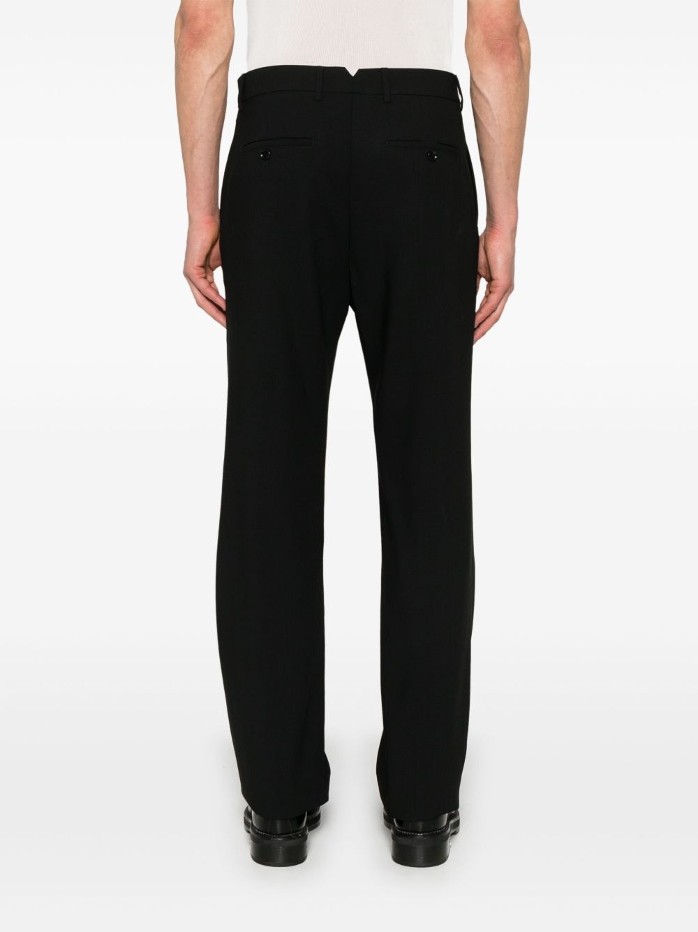 straight-leg trousers - 4