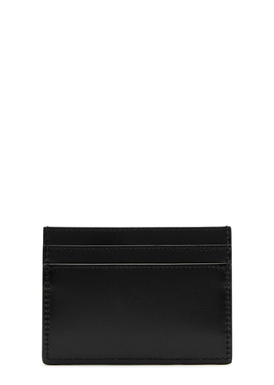 Logo leather card holder - 2