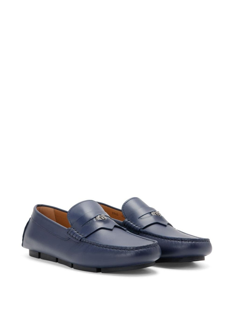 VERSACE Medusa Biggie leather driving loafers outlook
