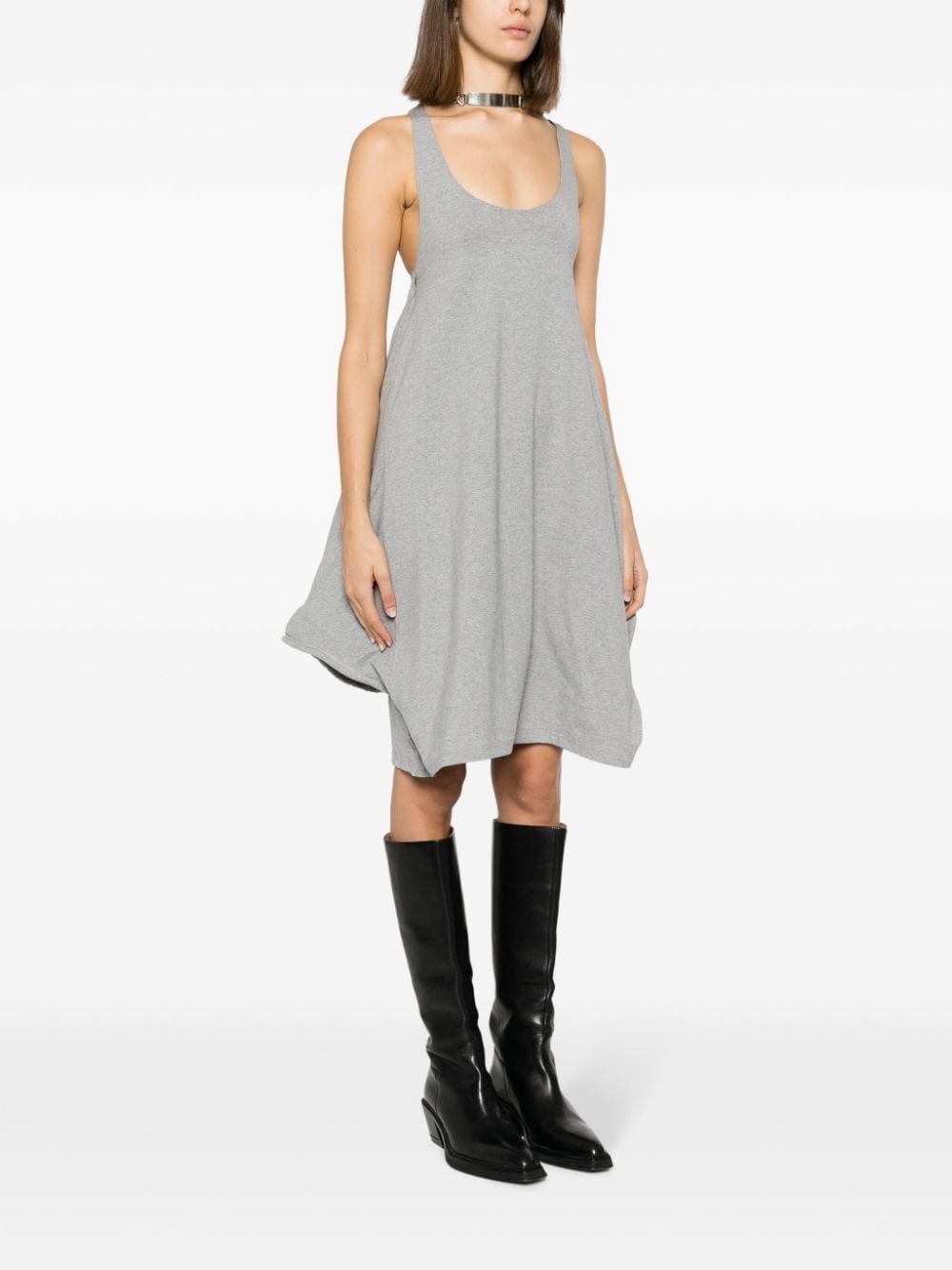 Wire twisted cotton-blend minidress - 3