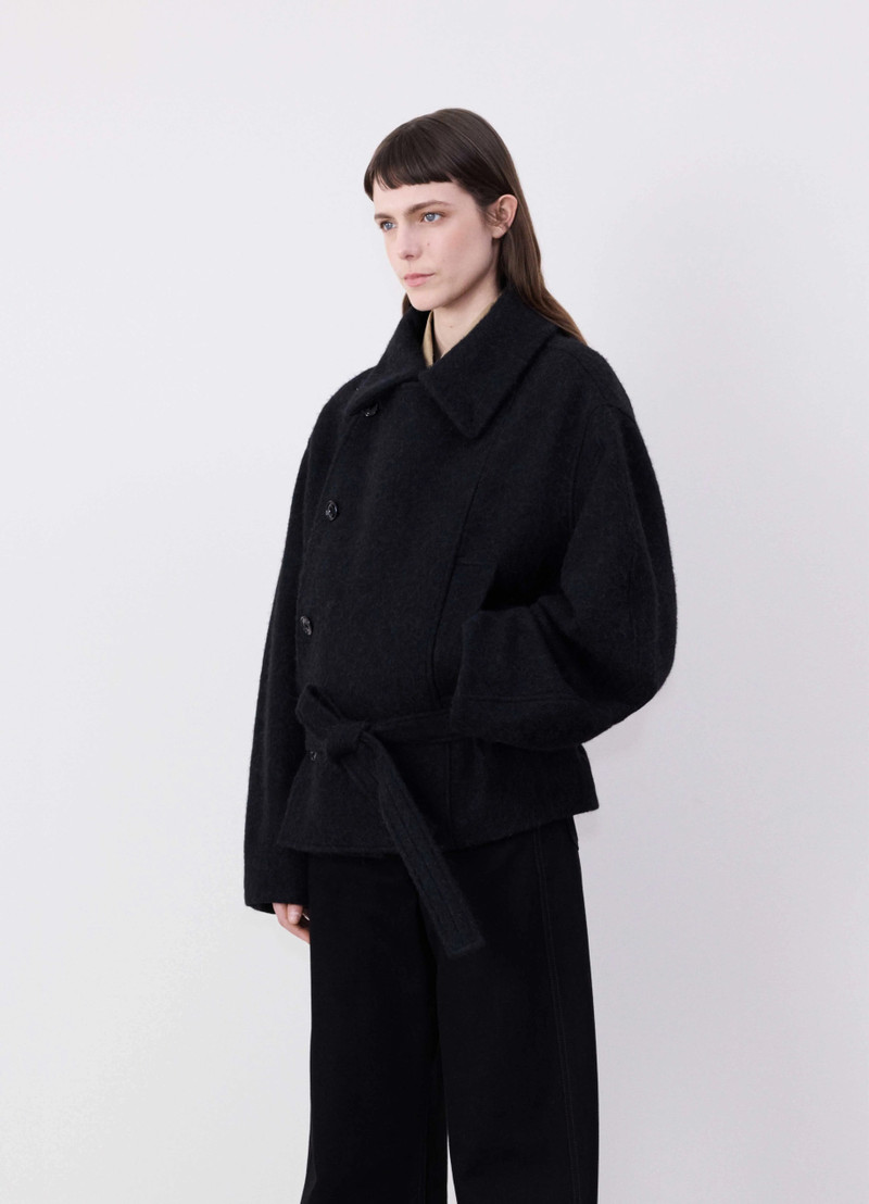 Lemaire SHORT ASYMMETRICAL BATHROBE COAT outlook
