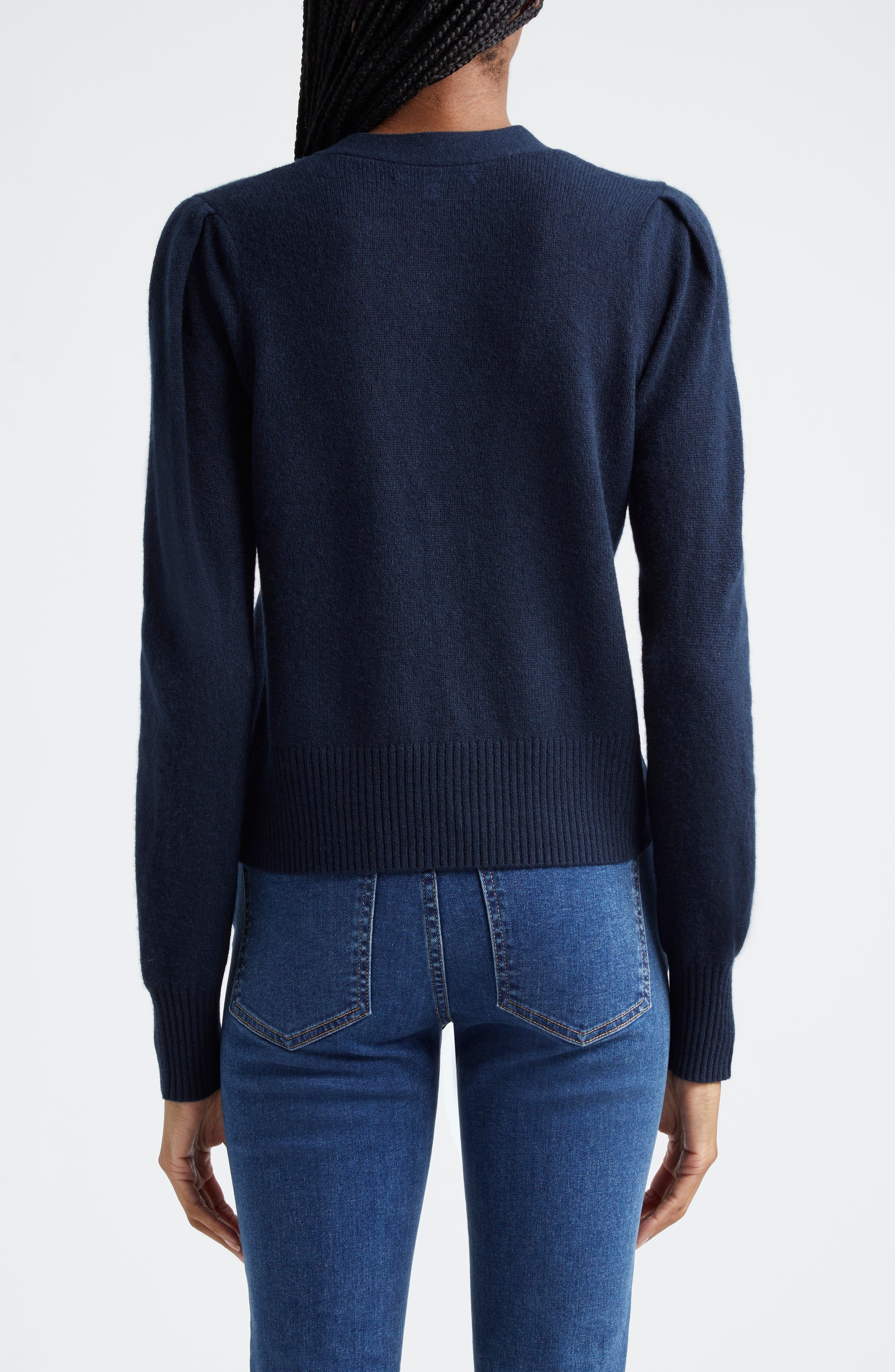 Veronica Beard Solene Cashmere Cardigan in Navy at Nordstrom - 2