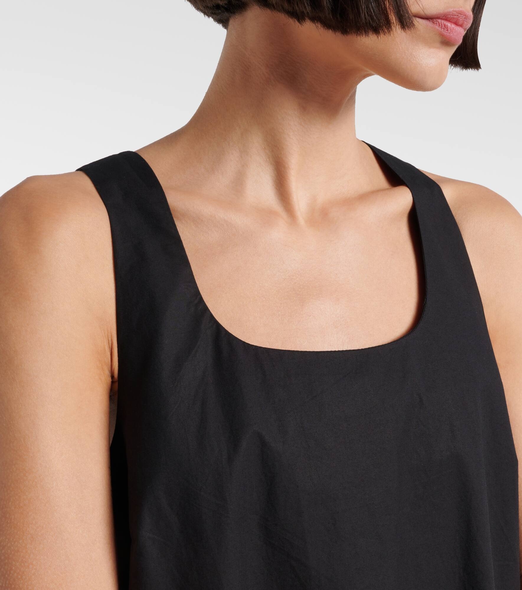 Ruffled cotton poplin minidress - 4