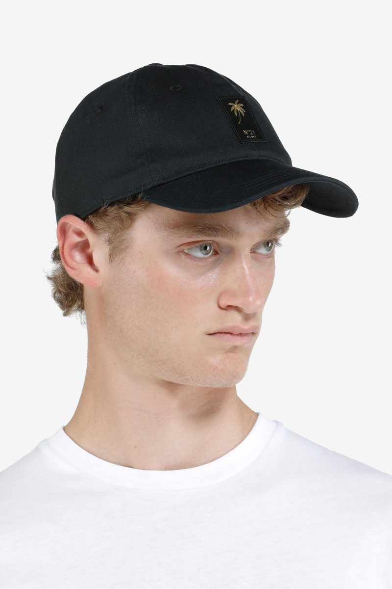 N°21 LOGO-APPLIQUÉ COTTON CAP outlook