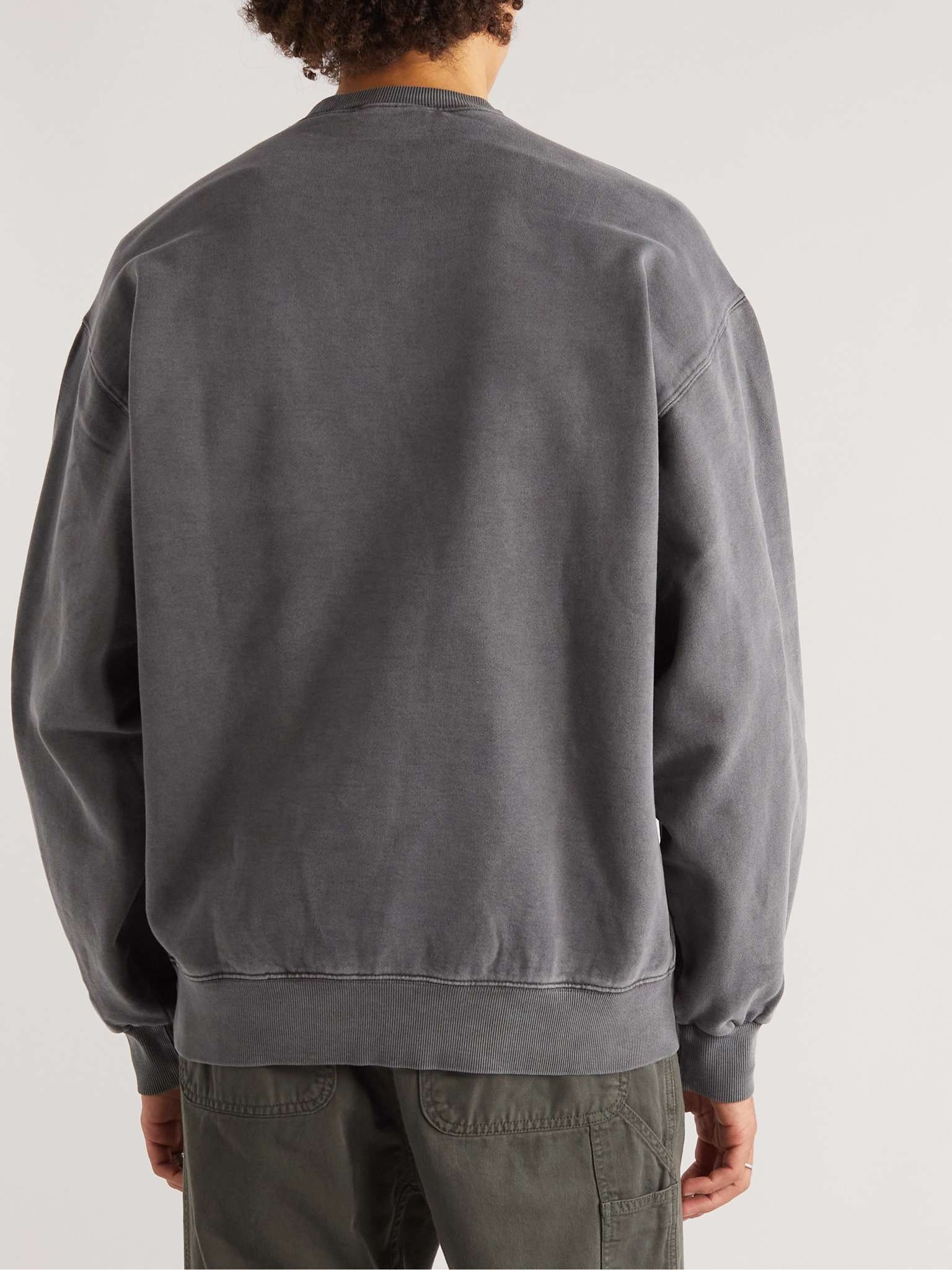 Nelson Logo-Appliquéd Garment-Dyed Cotton-Jersey Sweatshirt - 6