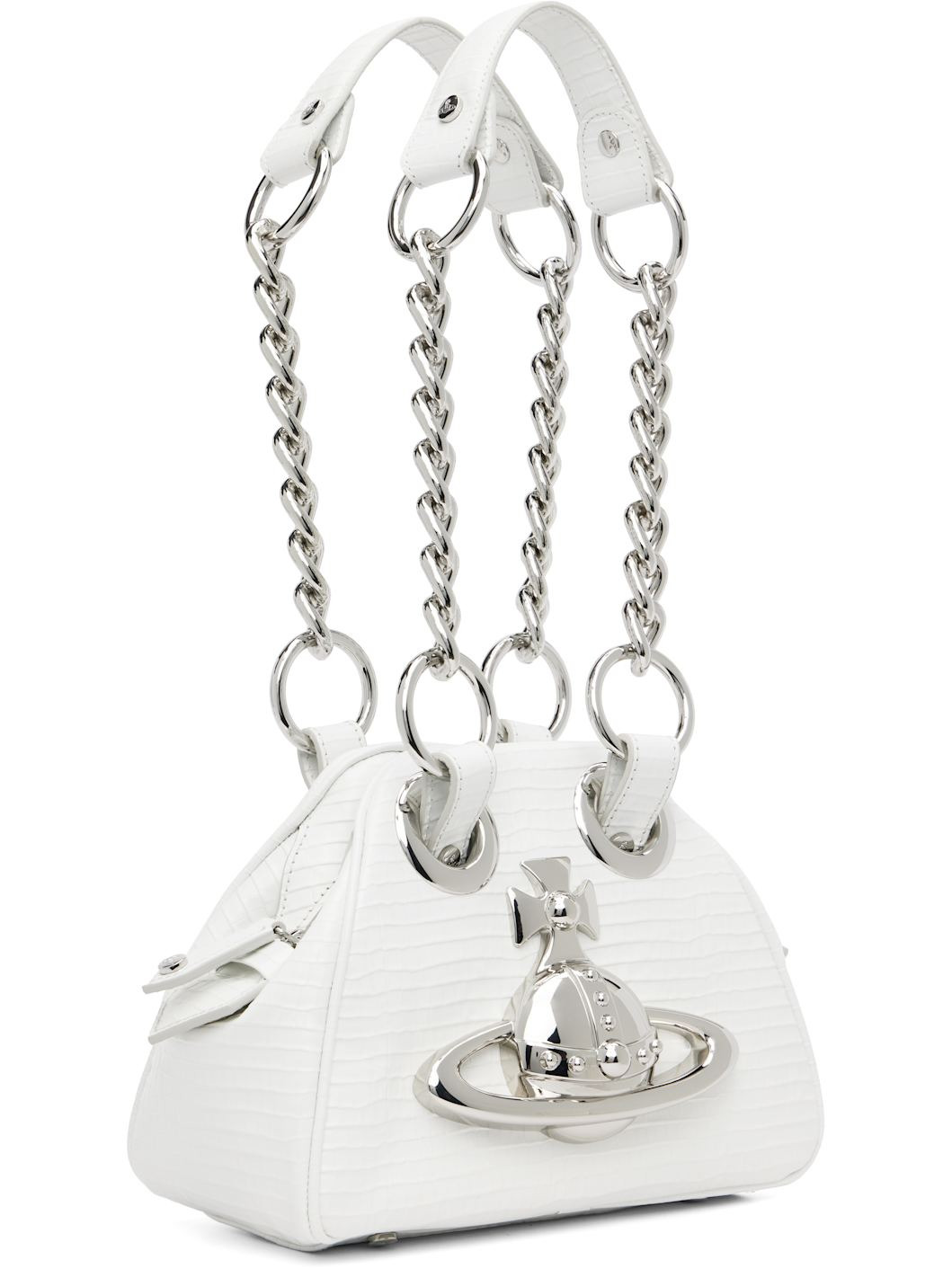White Archive Orb Chain Handbag - 2