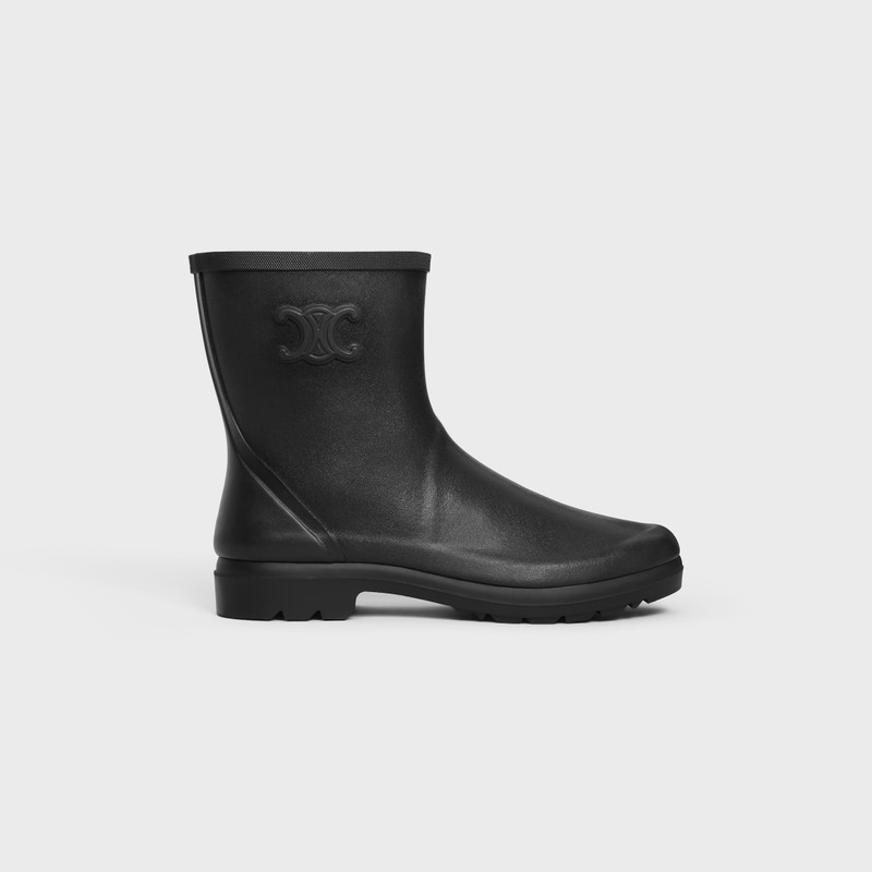 MID CELINE RAIN BOOTS in Natural Rubber 1