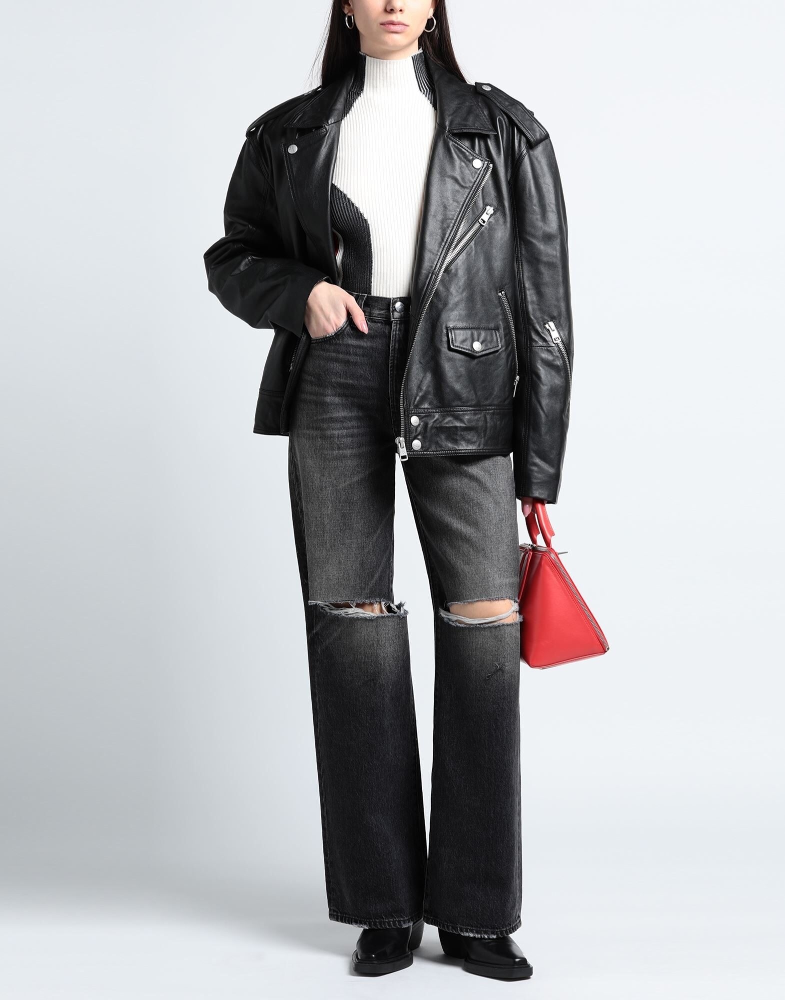 Steel grey Women's Denim Pants - 2