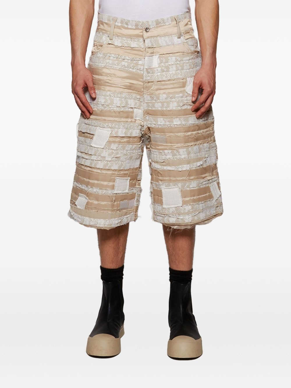 panelled shorts - 3