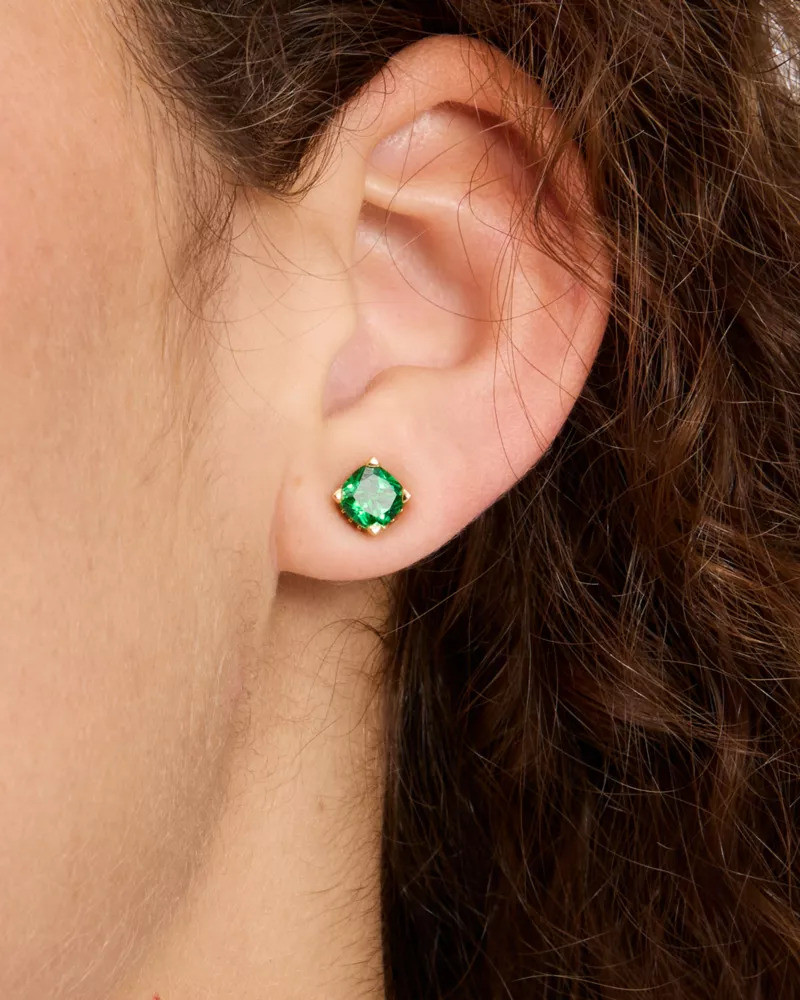 kate spade Little Luxuries 6mm Square Studs outlook