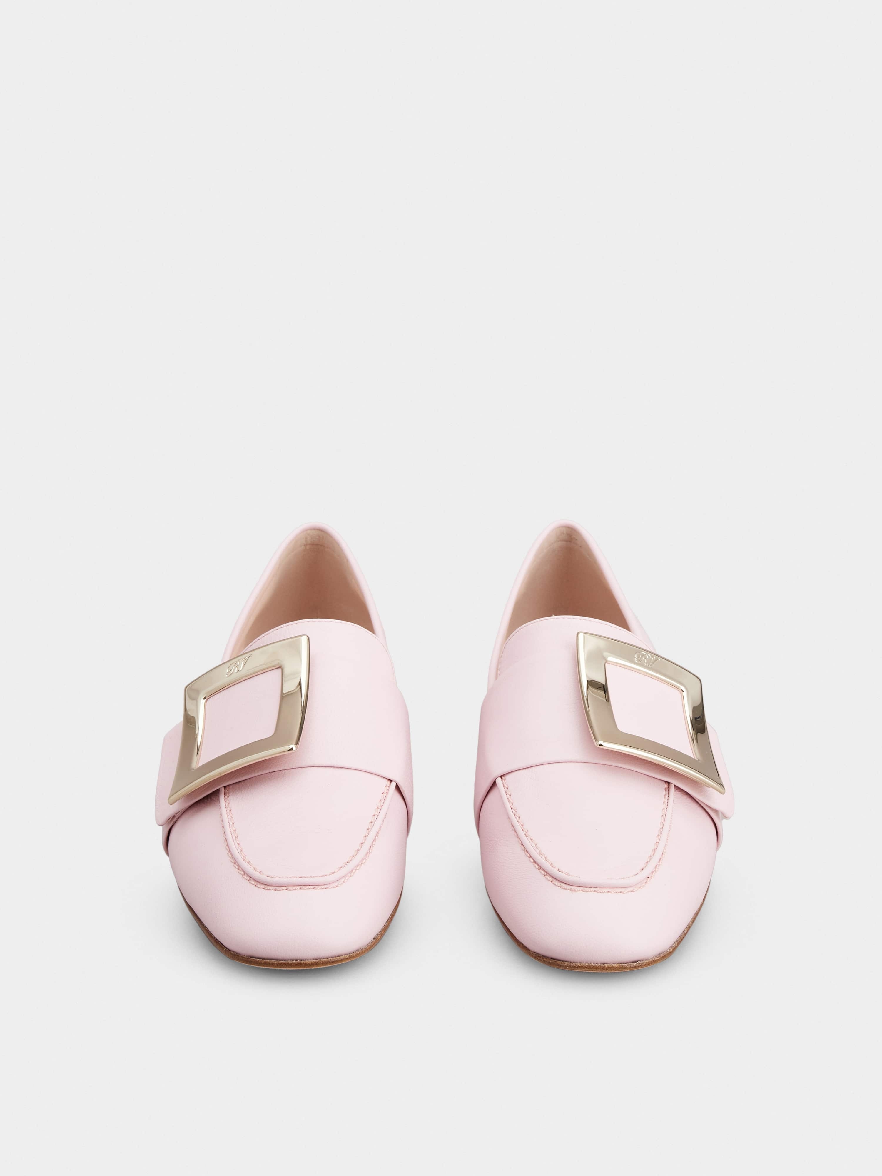 Metal Buckle Soft Loafers in Leather - 7