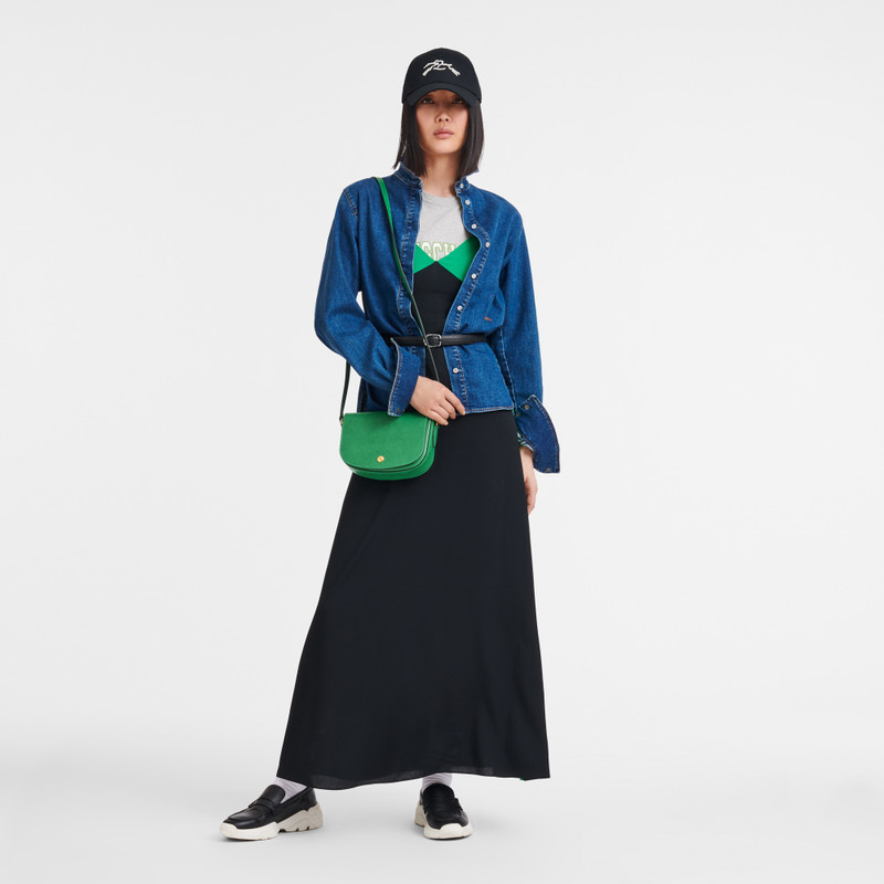 Longchamp Épure S Crossbody bag Green - Leather outlook
