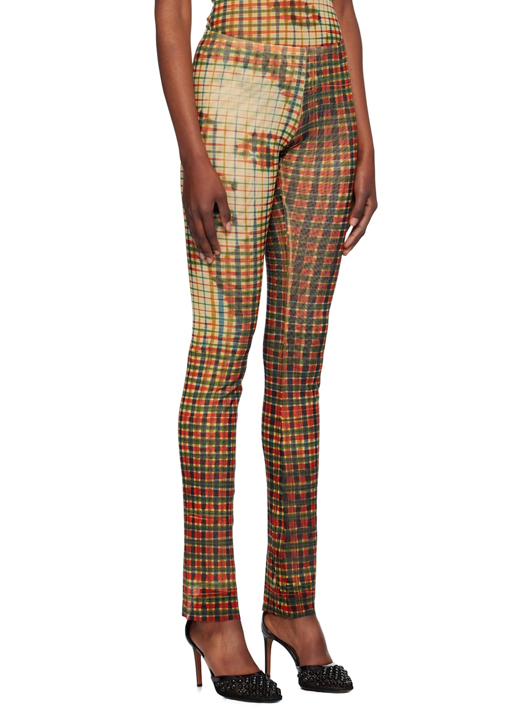 Multicolor Check Lounge Pants - 2