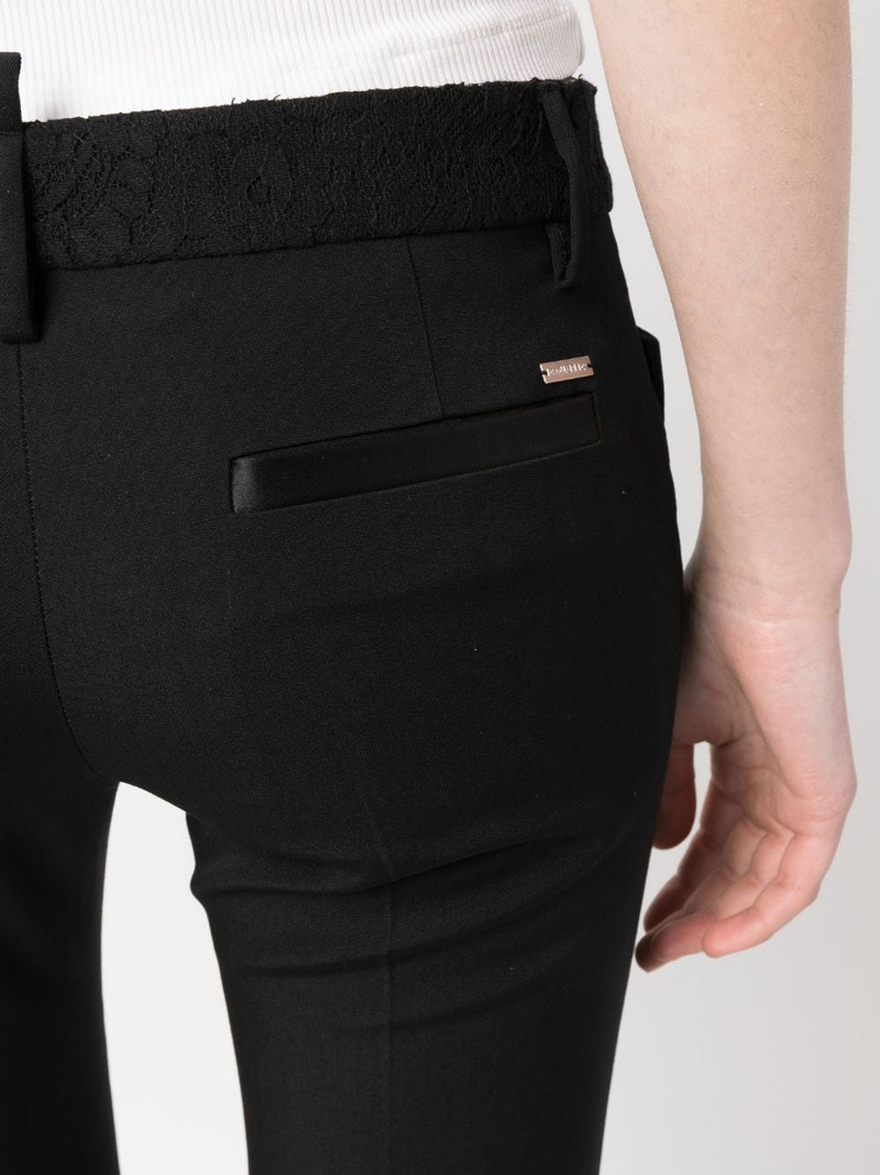 slim-cut virgin wool trousers 5