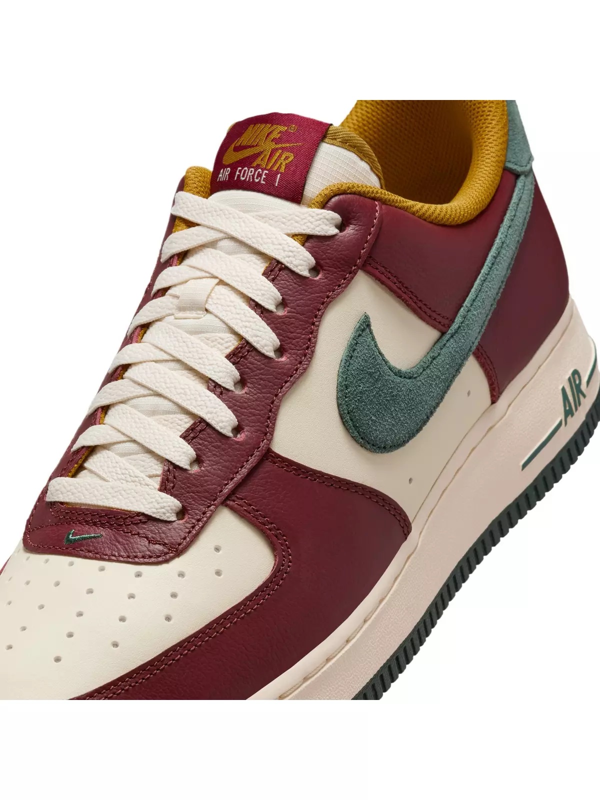 Air Force 1 '07 LV8 "Coconut Milk/Vintage Green/Dark Team Red" Men's Shoe - 9