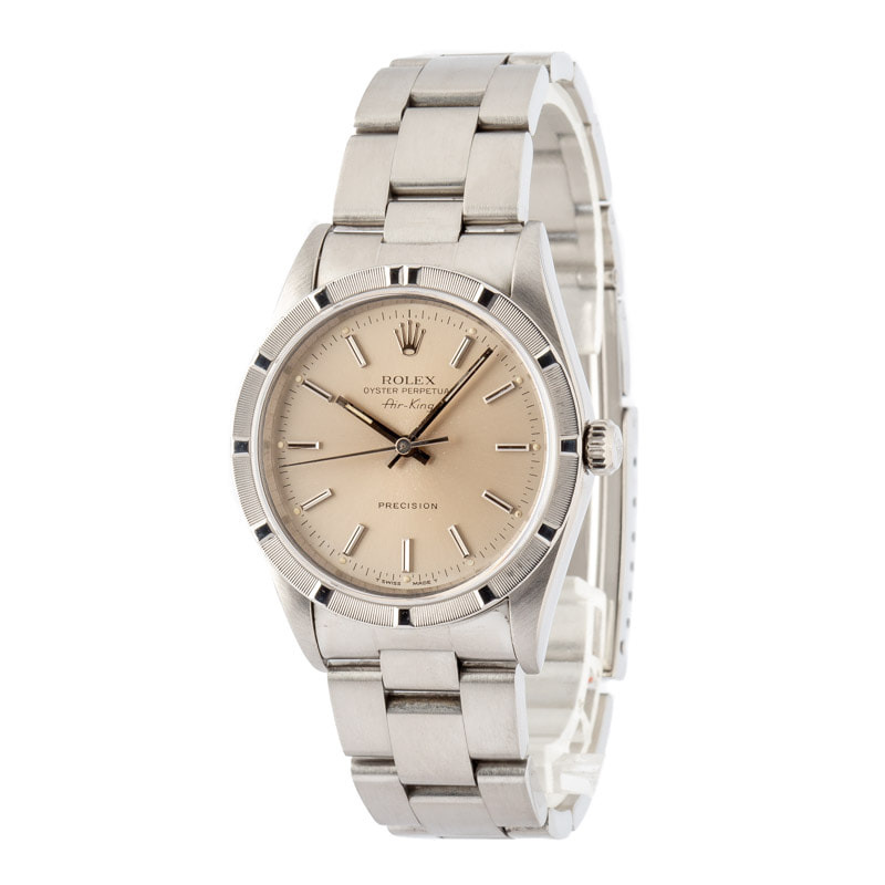 Rolex Air-King Ref 14010 Silver Dial - 2